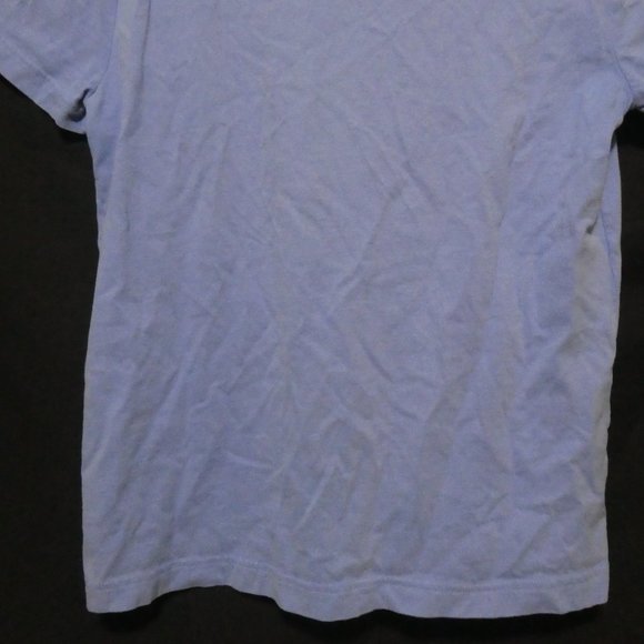 TOMMY HILFIGER | Custom Fit | medium | Light Blue Graphic Tee | 100% Cotton - Picture 12 of 13